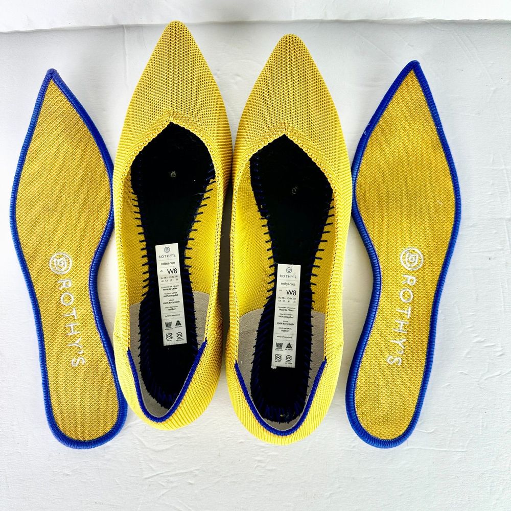 Rothy's Yellow Flats - Picture 7 of 9